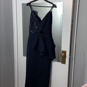 Dark blue dress